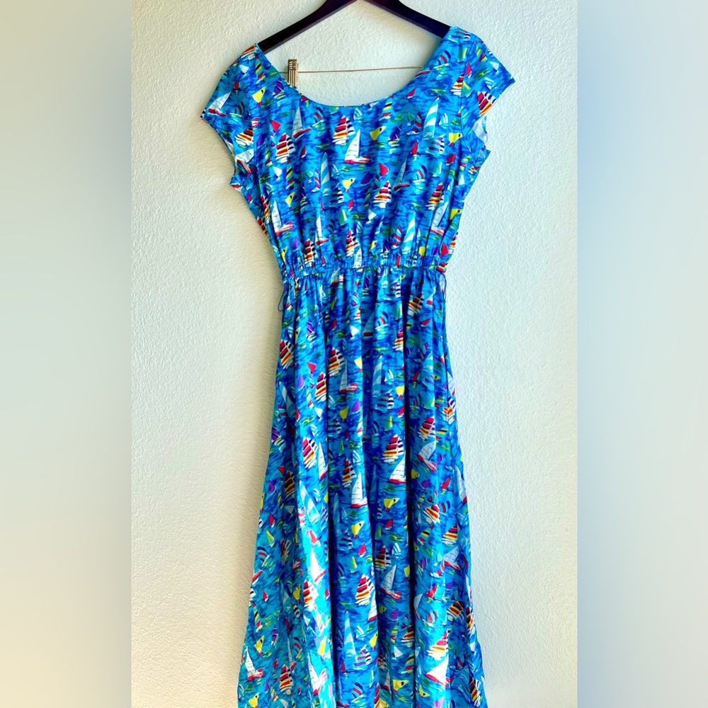 Vintage 80’s Eileen West Swing Dress